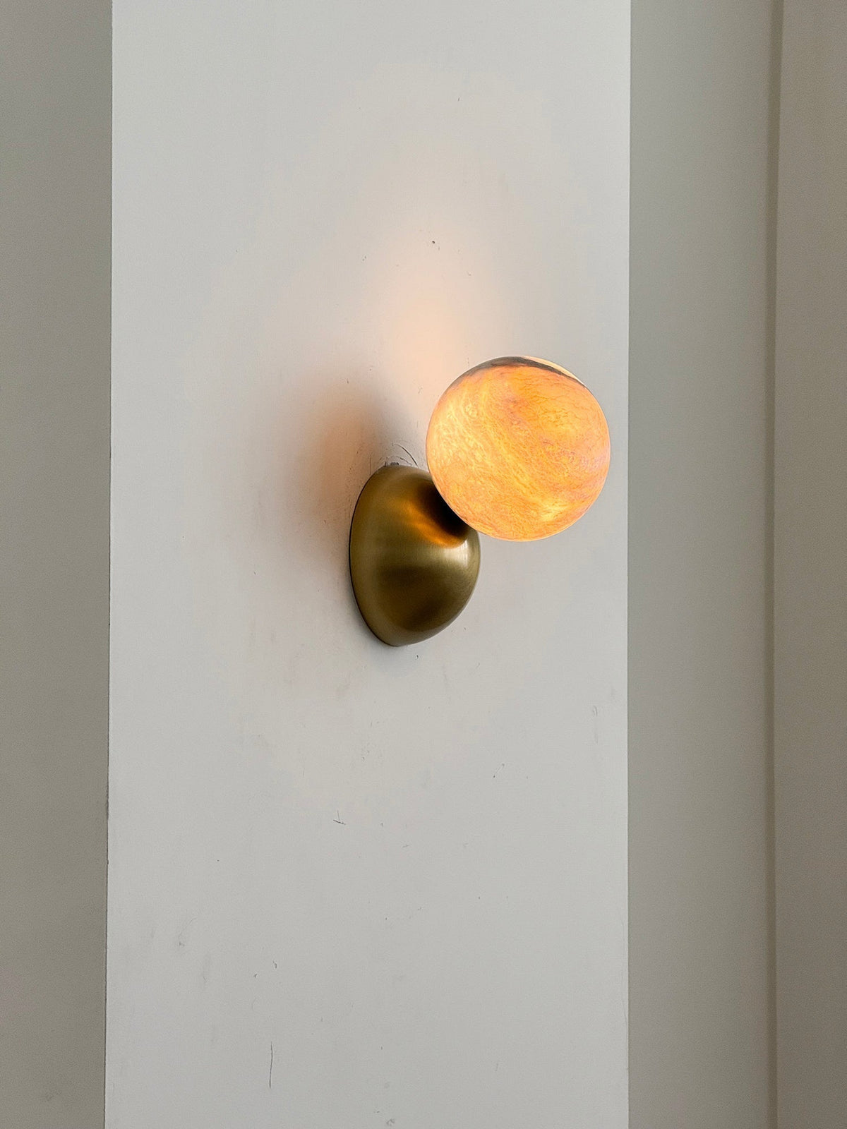Arca Lampe Murale en Marbre et Métal Style Minimaliste Moderne Eclipse - Neutralighting