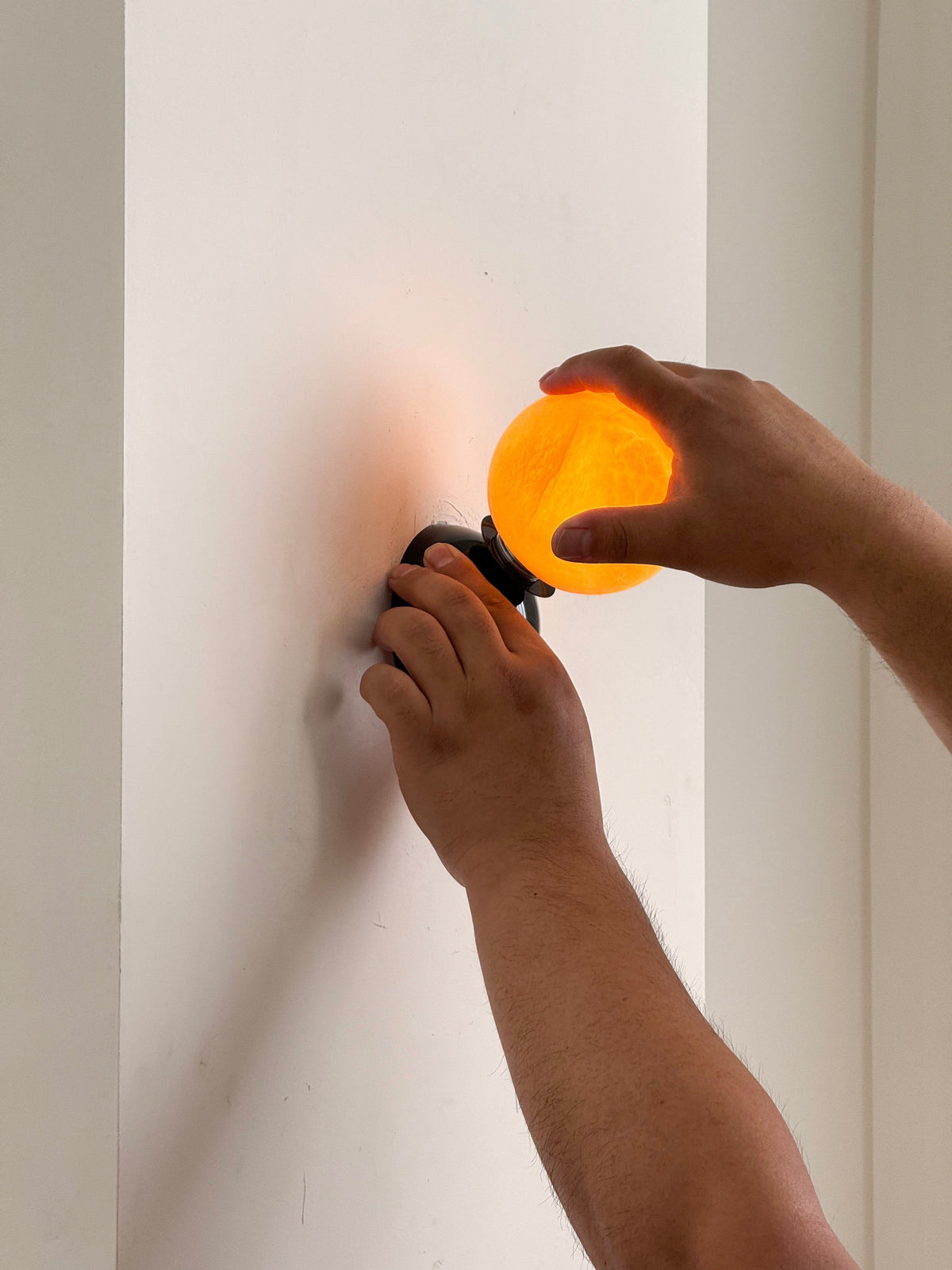 Arca Lampe Murale en Marbre et Métal Style Minimaliste Moderne Eclipse - Neutralighting