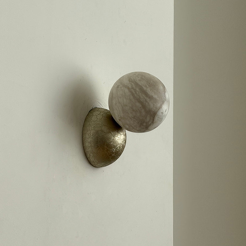 Arca Lampe Murale en Marbre et Métal Style Minimaliste Moderne Eclipse - Neutralighting