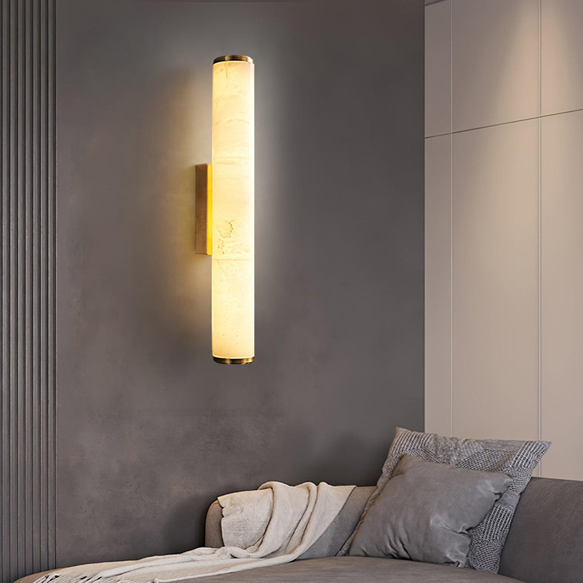 Nyvynor Applique Murale Rectangulaire en Albâtre - Neutralighting