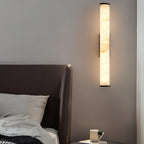 Klyr Applique Murale Cylindrique Verticale en Albâtre - Neutralighting