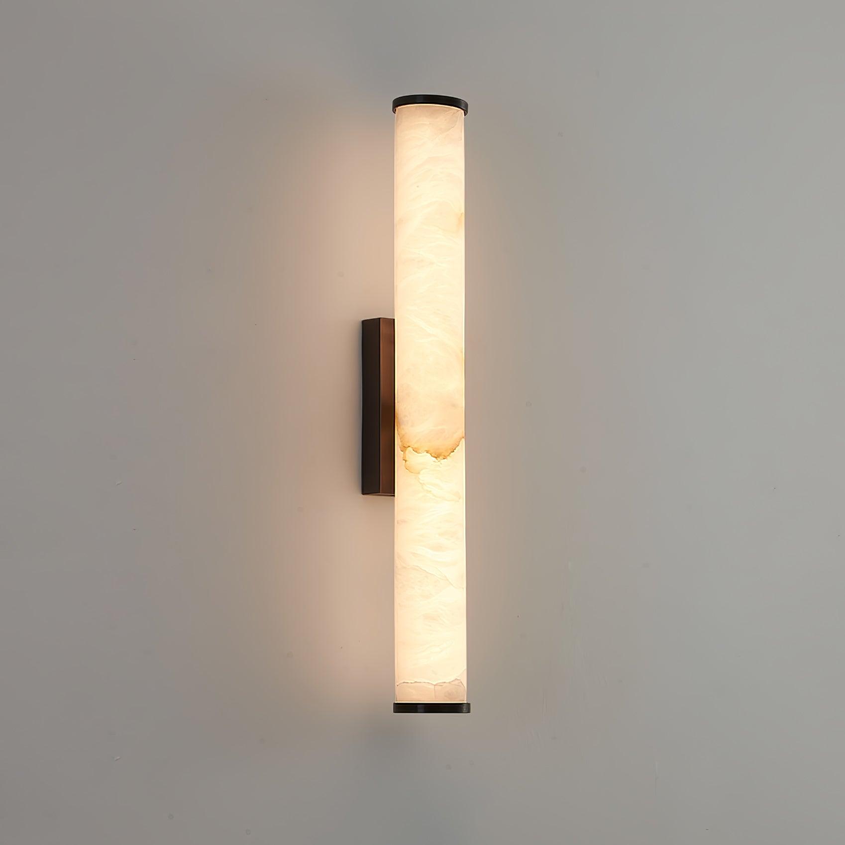 Klyr Applique Murale Cylindrique Verticale en Albâtre - Neutralighting