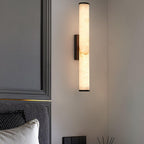 Klyr Applique Murale Cylindrique Verticale en Albâtre - Neutralighting