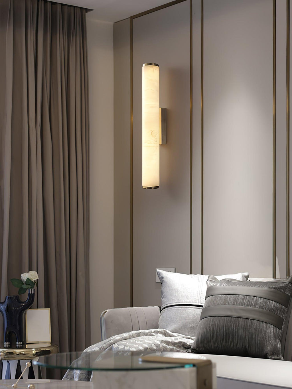 Nyvynor Applique Murale Rectangulaire en Albâtre - Neutralighting