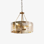 Lustra Chandelier Verre Texturé Clair Calvert - Neutralighting