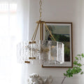 Lustra Chandelier Verre Texturé Clair Calvert - Neutralighting
