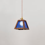 Calvi Lampe Suspendue Verre à Motif Floral Vintage - Neutralighting