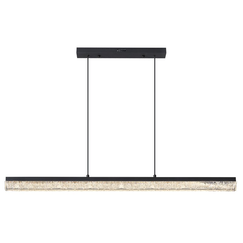 Lustra Pendant Light Black Acrylic Linear - Neutralighting