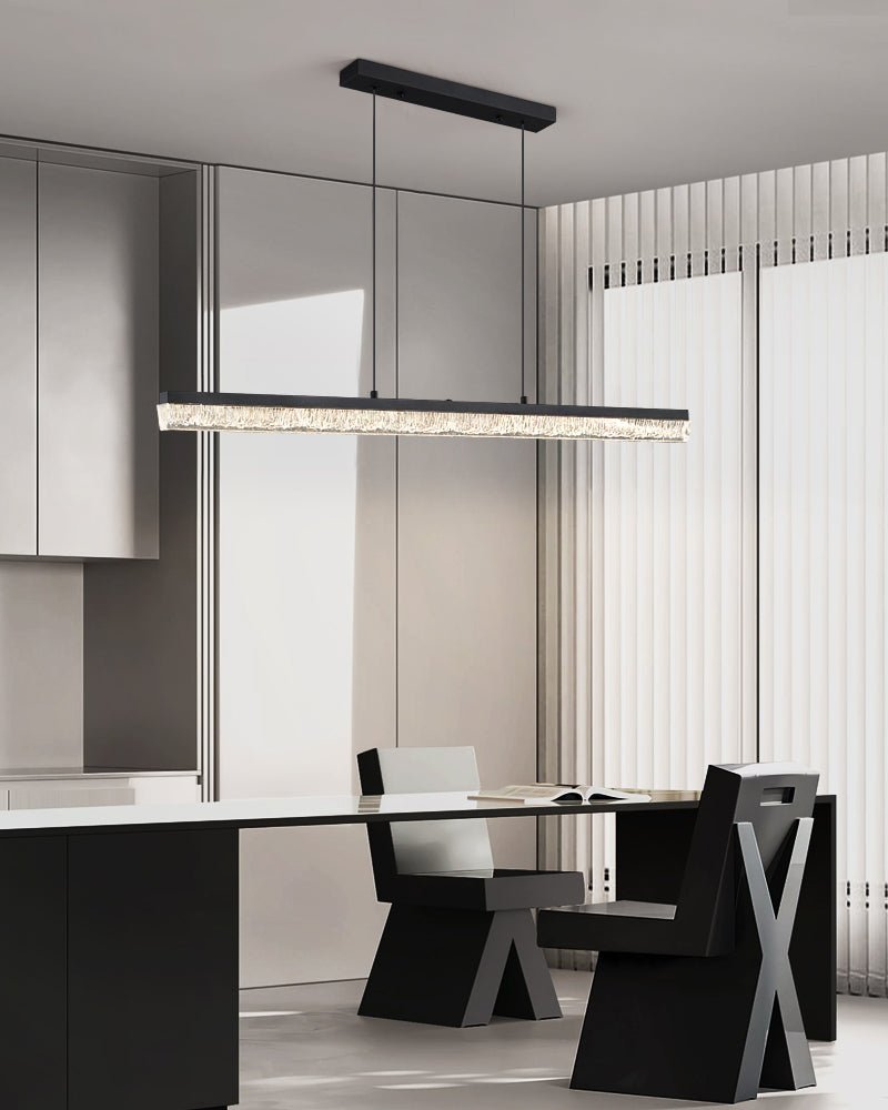 Lustra Pendant Light Black Acrylic Linear - Neutralighting