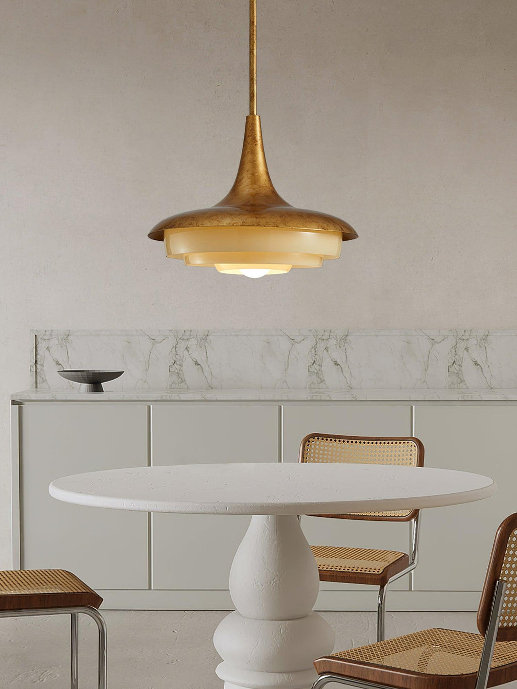 Vioce Suspension en Verre Mid-Century Moderne - Neutralighting
