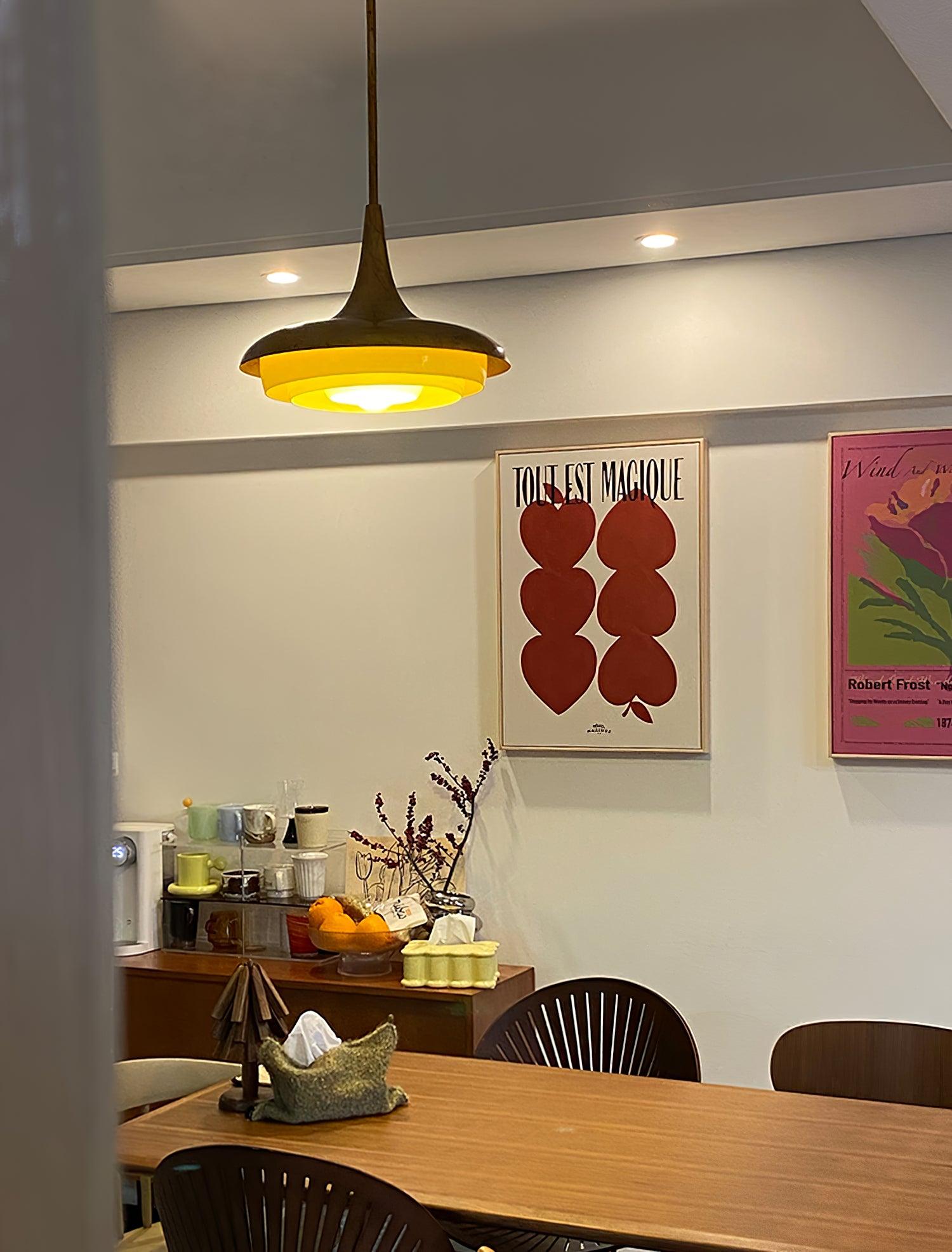 Vioce Suspension en Verre Mid-Century Moderne - Neutralighting
