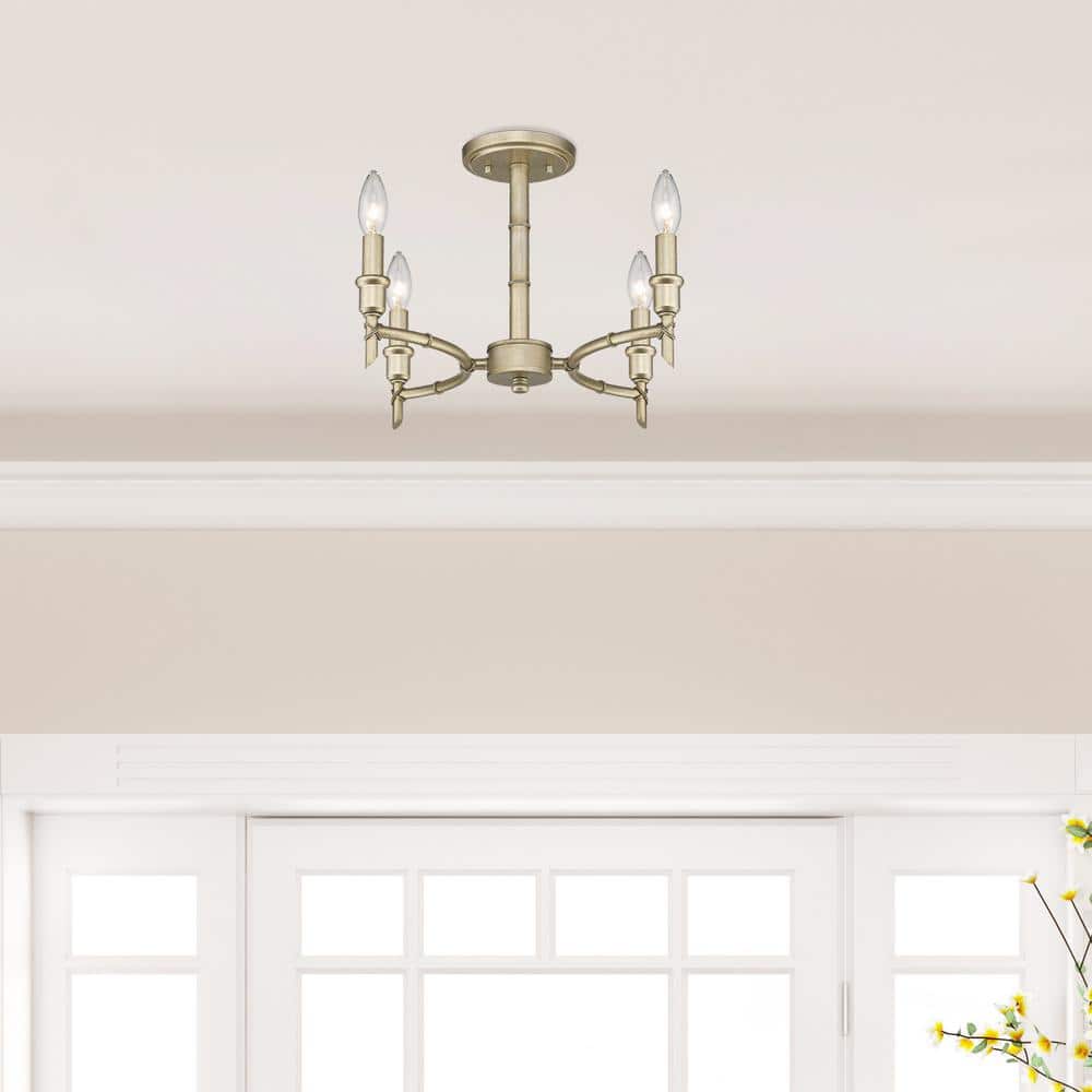 Jetset Chandelier en Laiton et Métal de Luxe Style Vintage-Industriel - Neutralighting