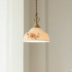 Camellia Lampe Pendante Porcelaine Fleur Romantique - Neutralighting