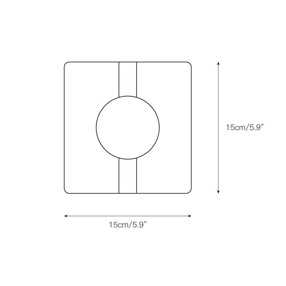 Kosmo Lampe Murale Style Minimaliste Moderne en Travertin Transparent - Neutralighting