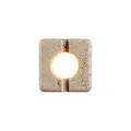 Kosmo Lampe Murale Style Minimaliste Moderne en Travertin Transparent - Neutralighting