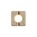 Kosmo Lampe Murale Style Minimaliste Moderne en Travertin Transparent - Neutralighting
