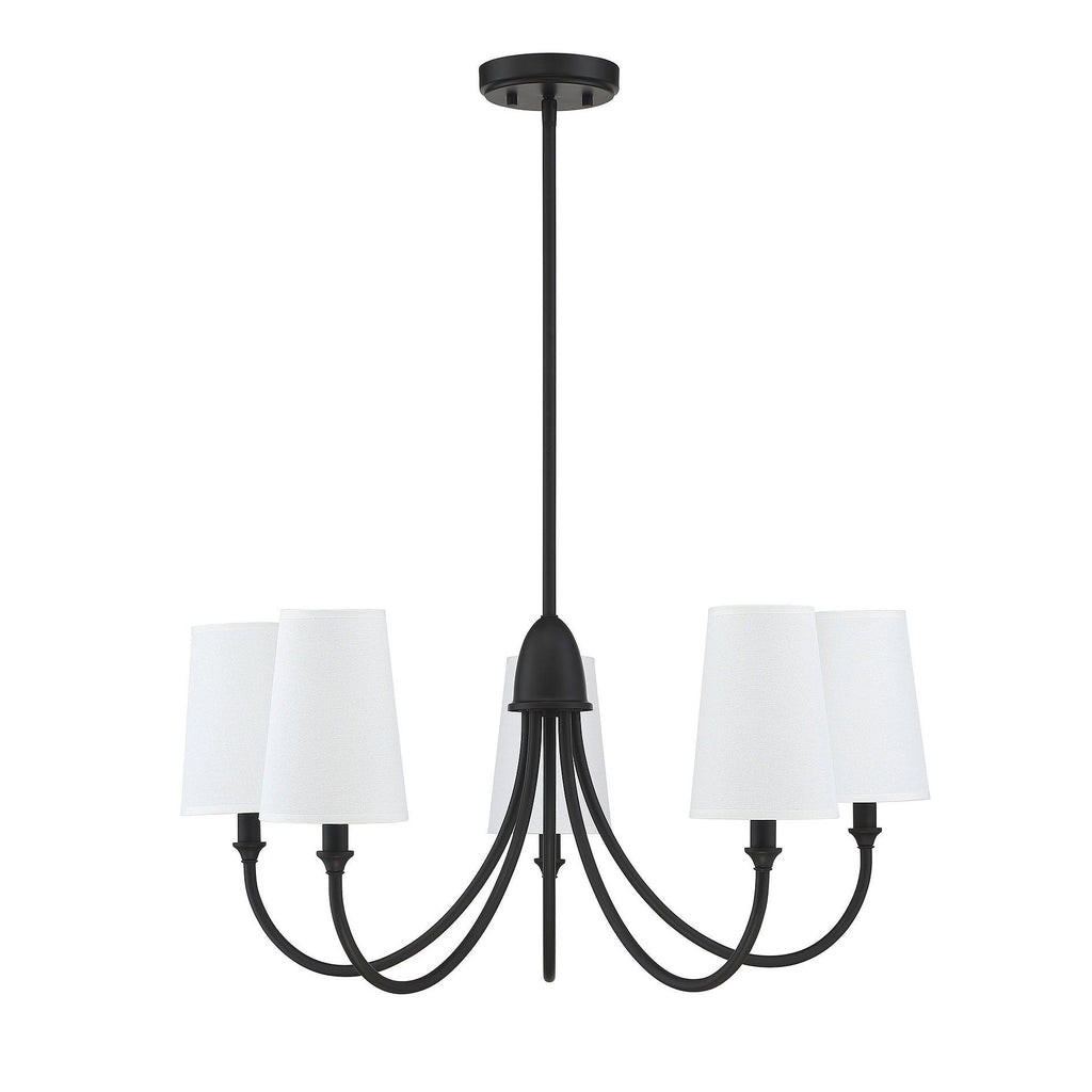 Premium Chandelier Lumin Style Vintage-Industriel en Tissu et Métal - Neutralighting