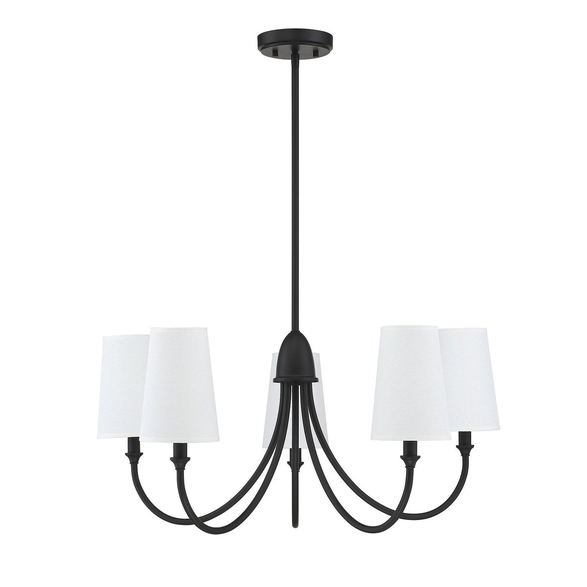 Premium Chandelier Lumin Style Vintage-Industriel en Tissu et Métal - Neutralighting