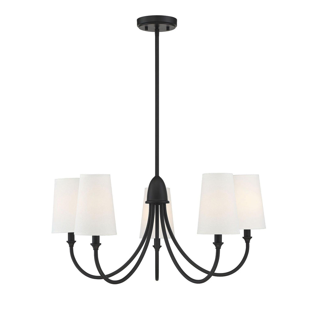 Premium Chandelier Lumin Style Vintage-Industriel en Tissu et Métal - Neutralighting