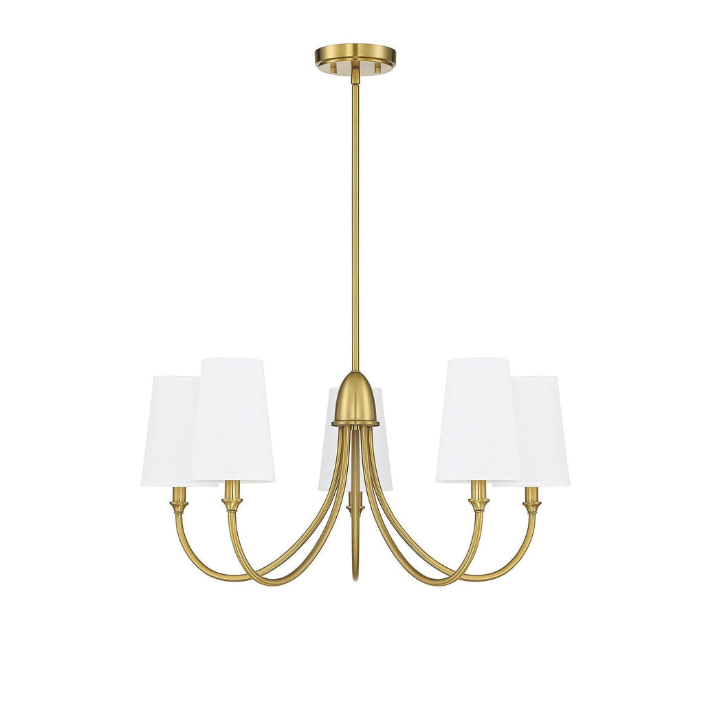 Premium Chandelier Lumin Style Vintage-Industriel en Tissu et Métal - Neutralighting