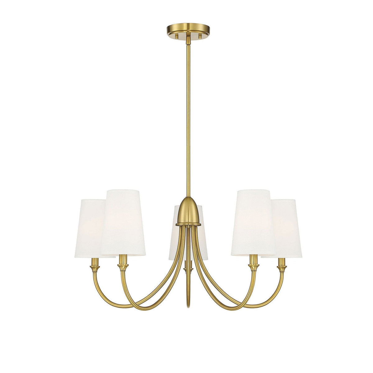 Premium Chandelier Lumin Style Vintage-Industriel en Tissu et Métal - Neutralighting