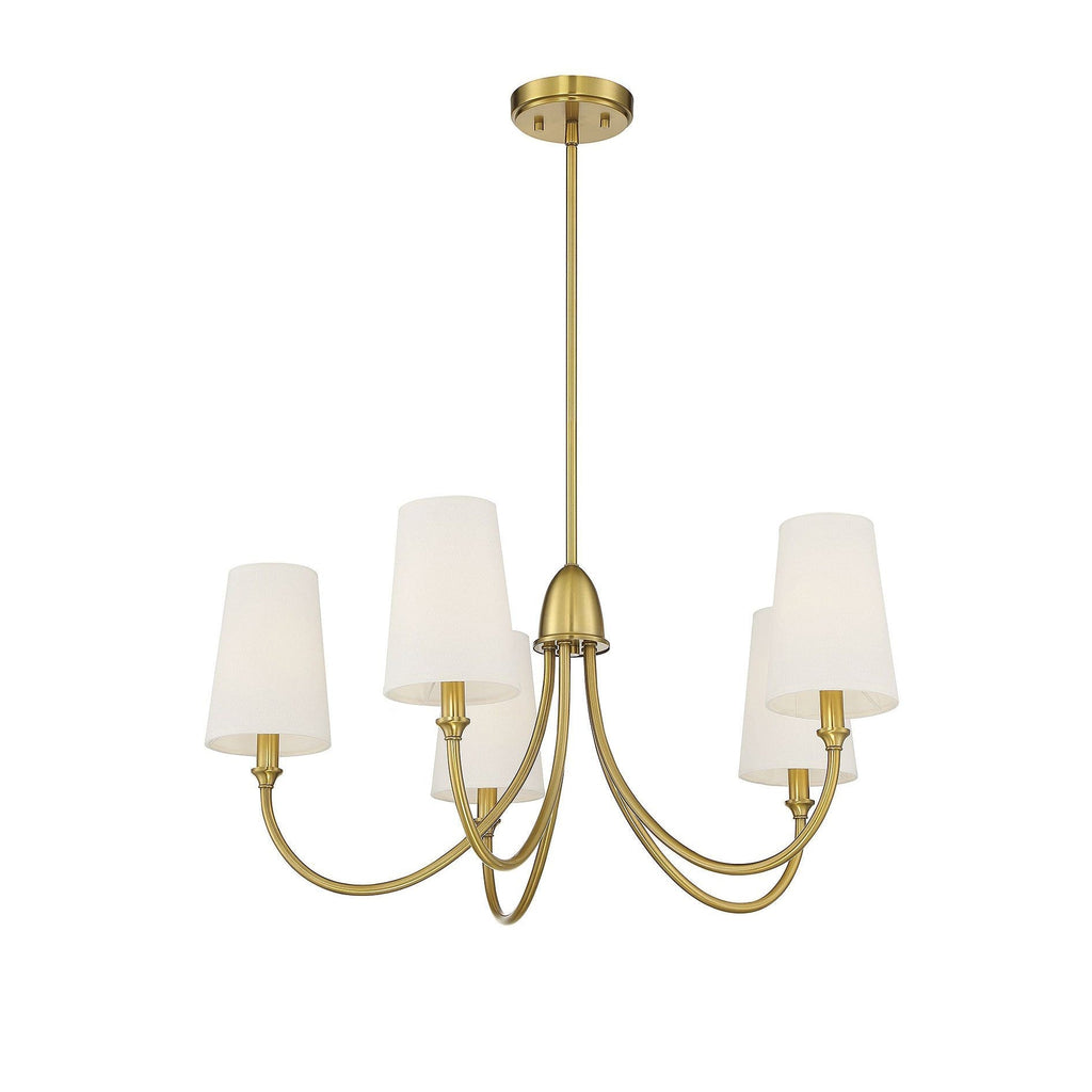 Premium Chandelier Lumin Style Vintage-Industriel en Tissu et Métal - Neutralighting
