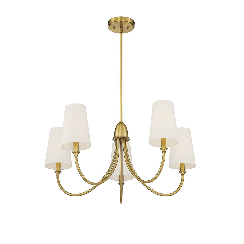 Premium Chandelier Lumin Style Vintage-Industriel en Tissu et Métal - Neutralighting