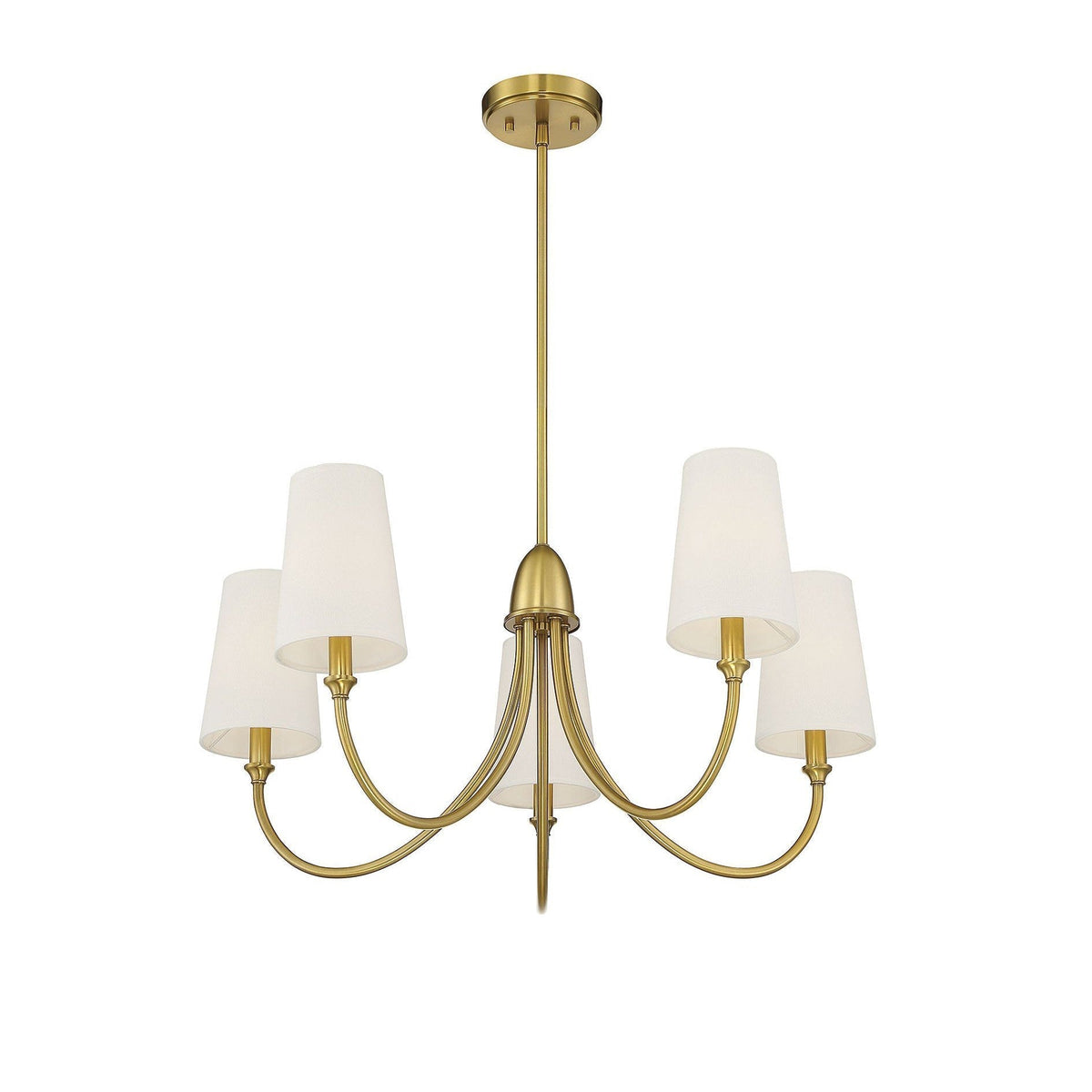 Premium Chandelier Lumin Style Vintage-Industriel en Tissu et Métal - Neutralighting