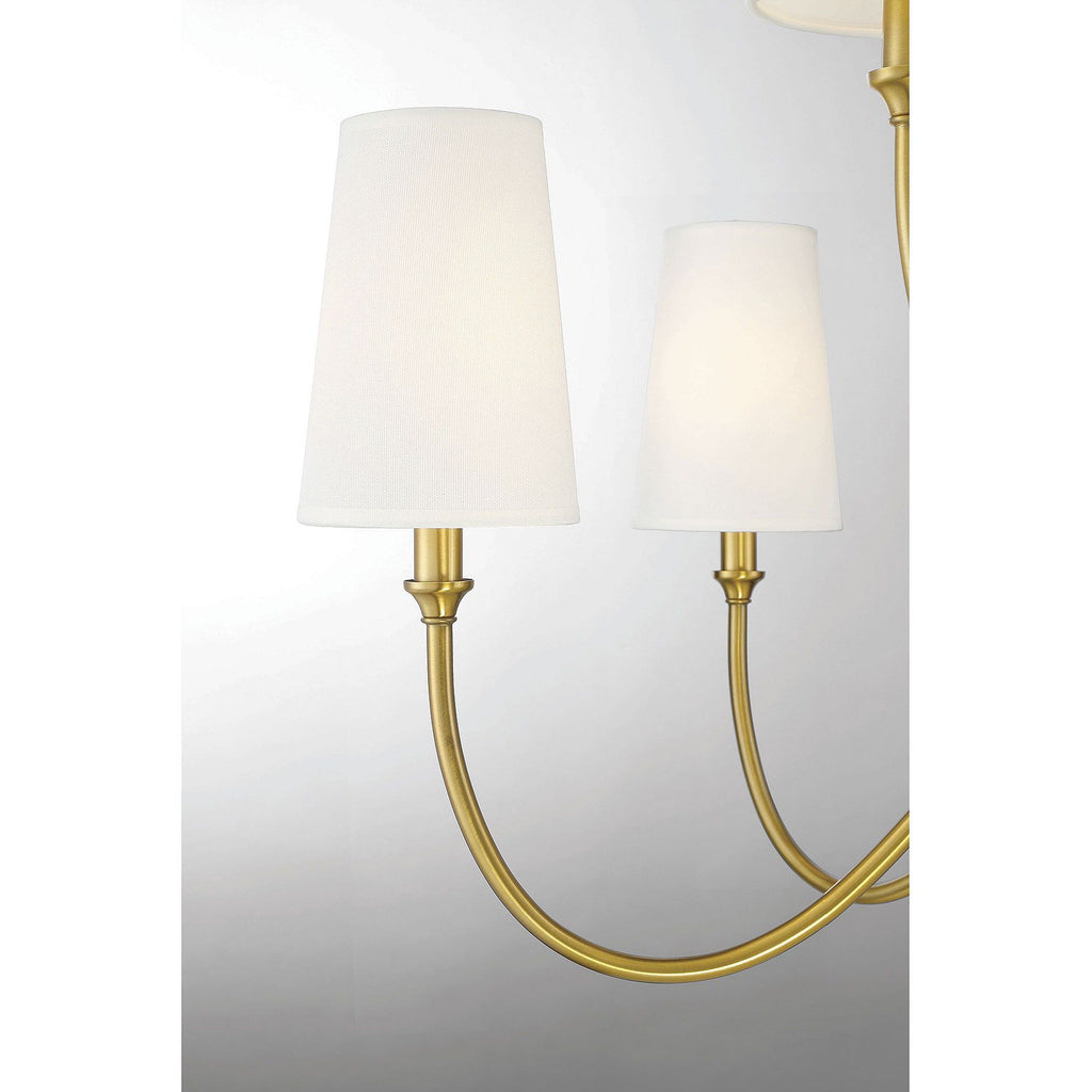 Premium Chandelier Lumin Style Vintage-Industriel en Tissu et Métal - Neutralighting