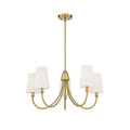 Premium Chandelier Lumin Style Vintage-Industriel en Tissu et Métal - Neutralighting