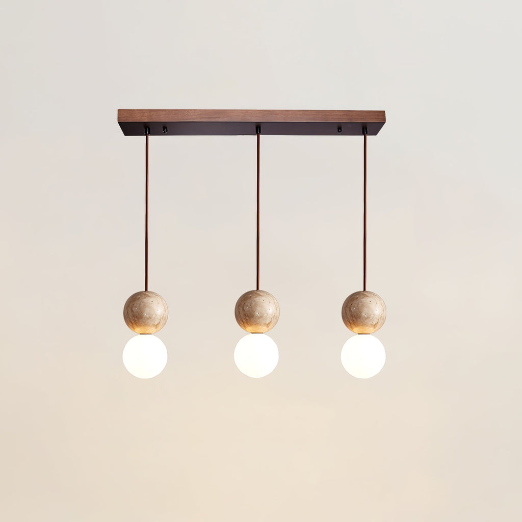 Luna Travertin Pendentif Lumière - Neutralighting