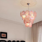 Camisa Lustre Couches de Disques en Verre Murano - Neutralighting