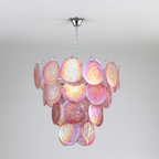 Camisa Lustre Couches de Disques en Verre Murano - Neutralighting