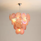 Camisa Lustre Couches de Disques en Verre Murano - Neutralighting