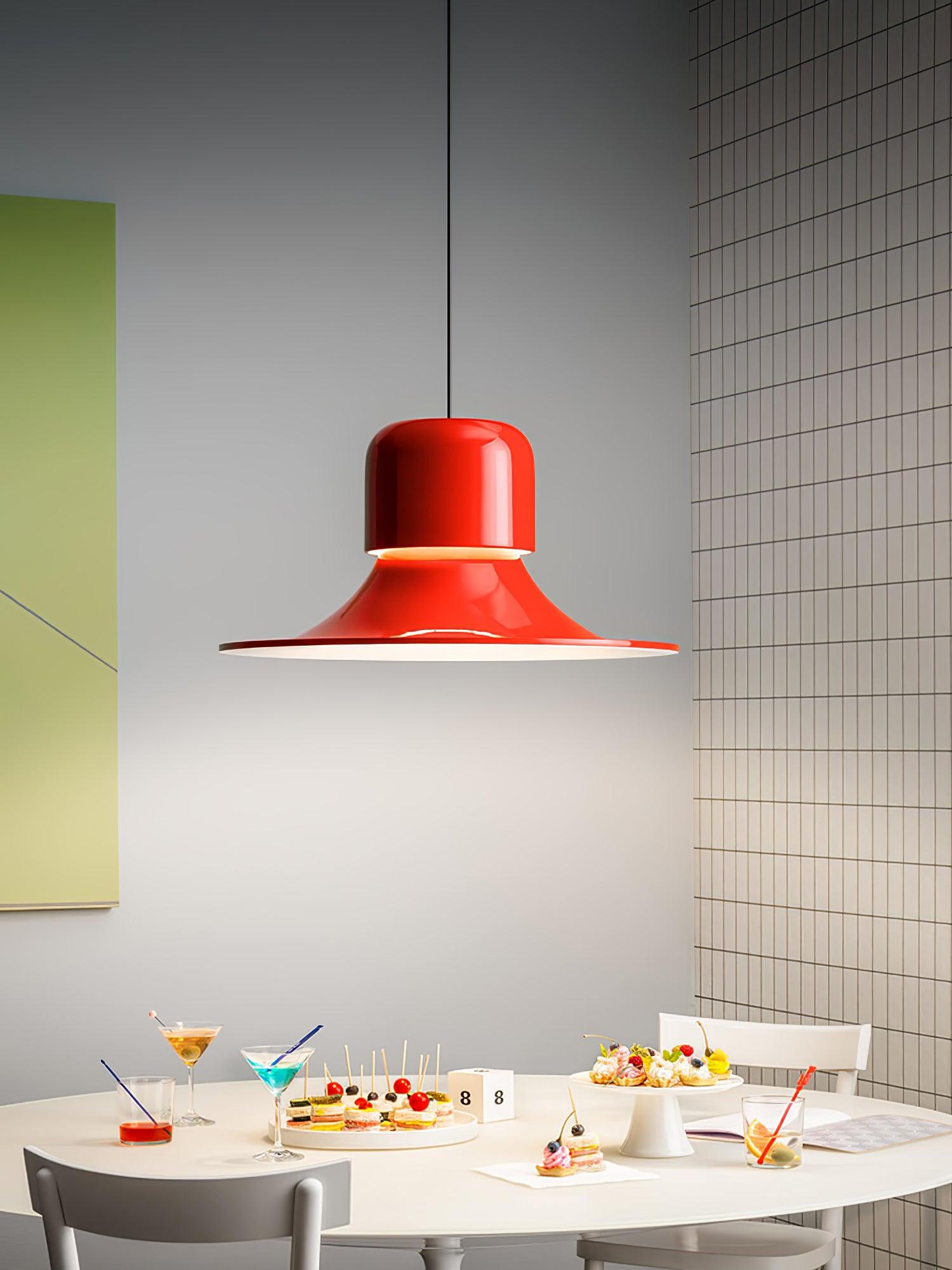 Lustra Suspension Aluminium Incurvée pour Cuisine - Neutralighting