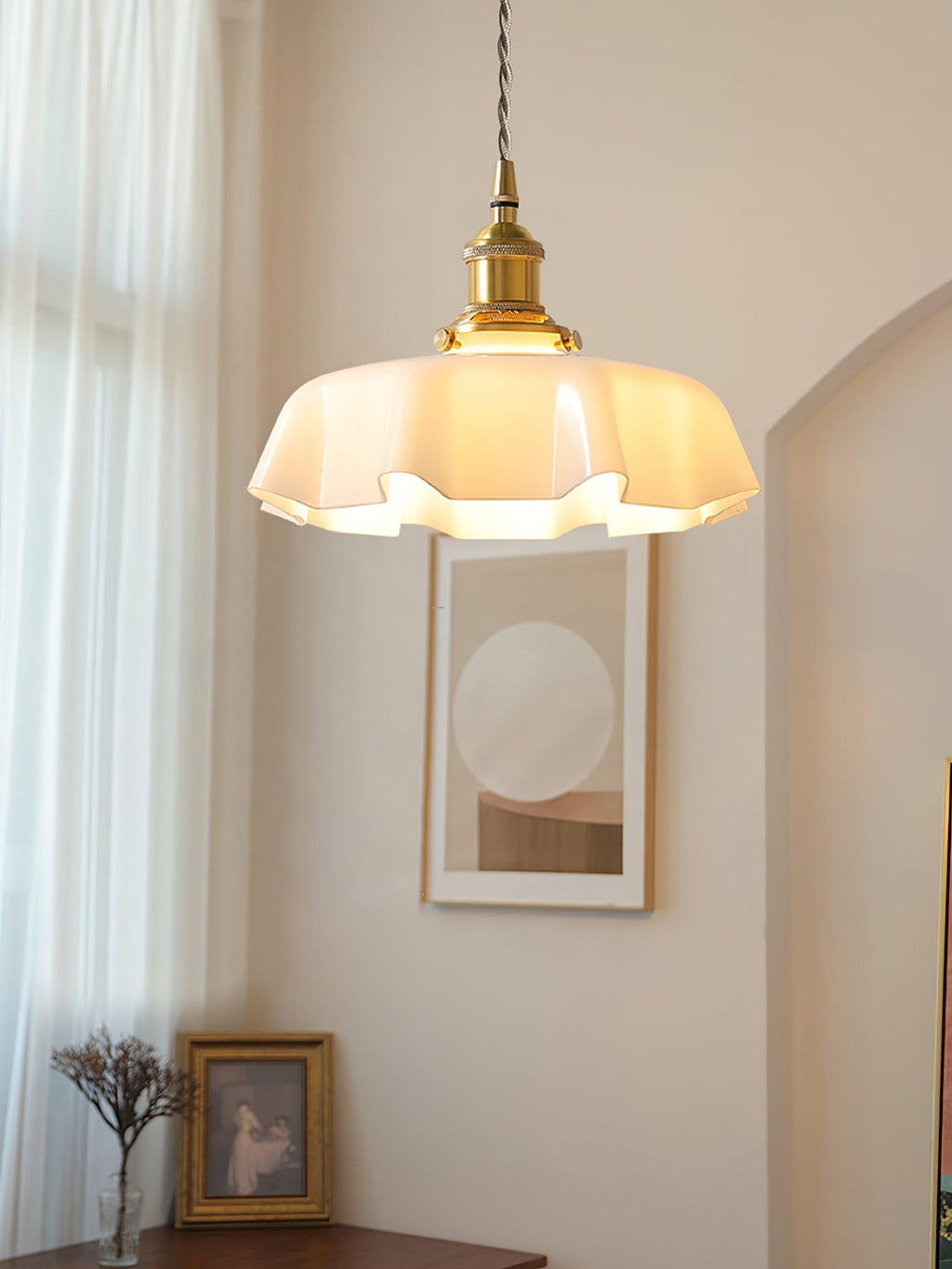 Lustra Lampe Pendante Fleur Française pour Salle à Manger - Neutralighting
