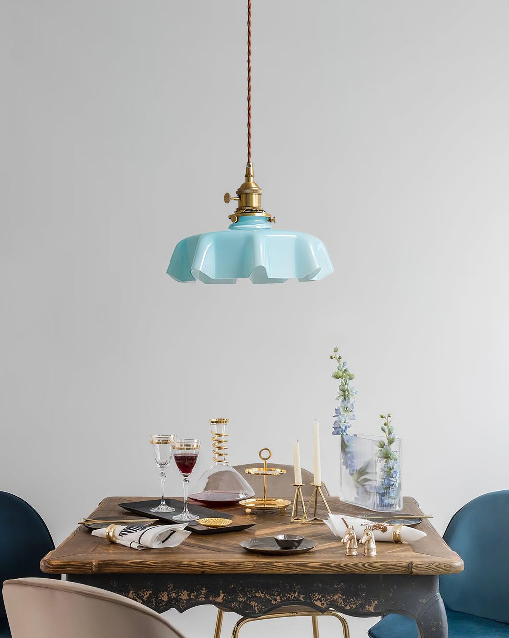 Lustra Lampe Pendante Fleur Française pour Salle à Manger - Neutralighting