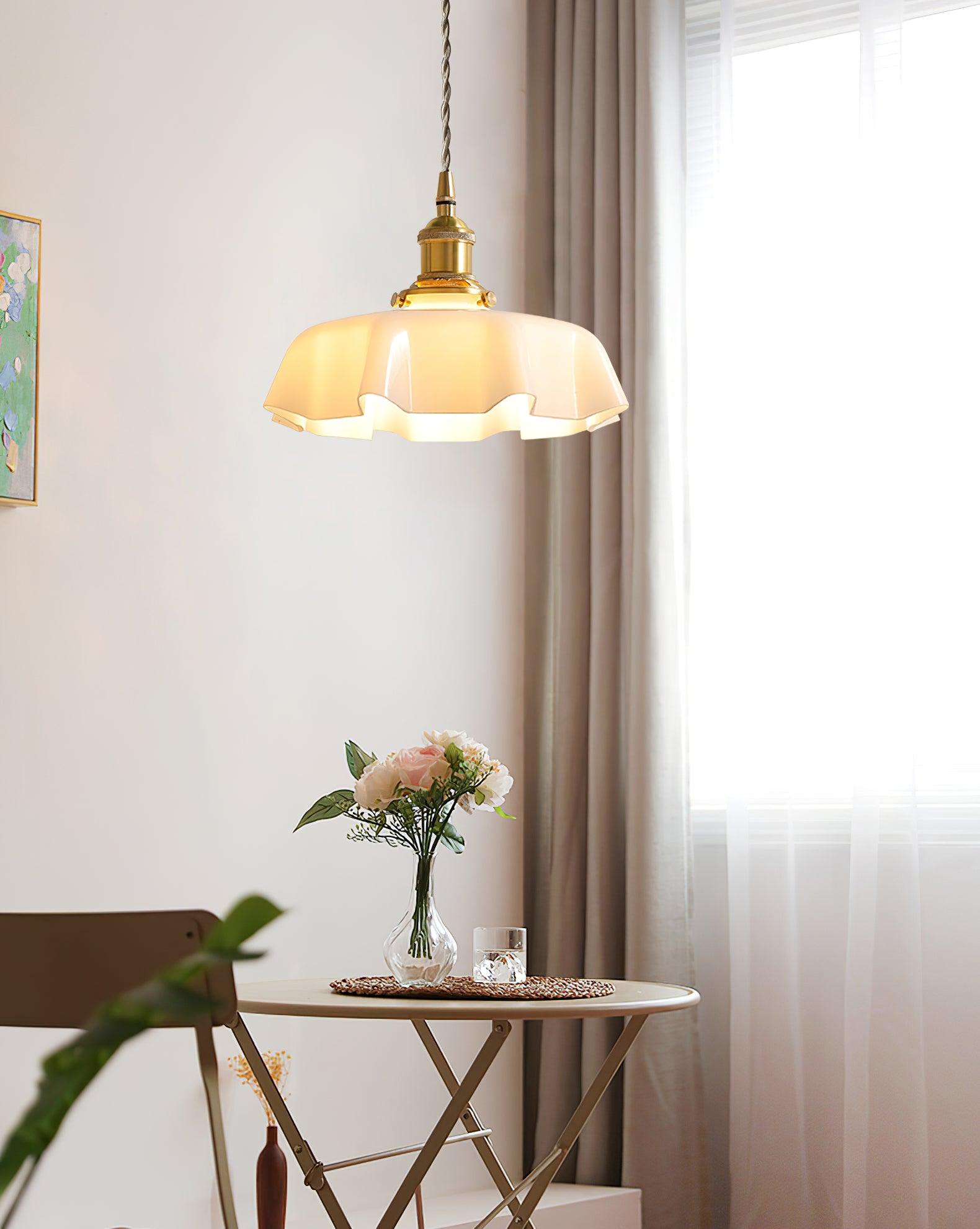 Lustra Lampe Pendante Fleur Française pour Salle à Manger - Neutralighting