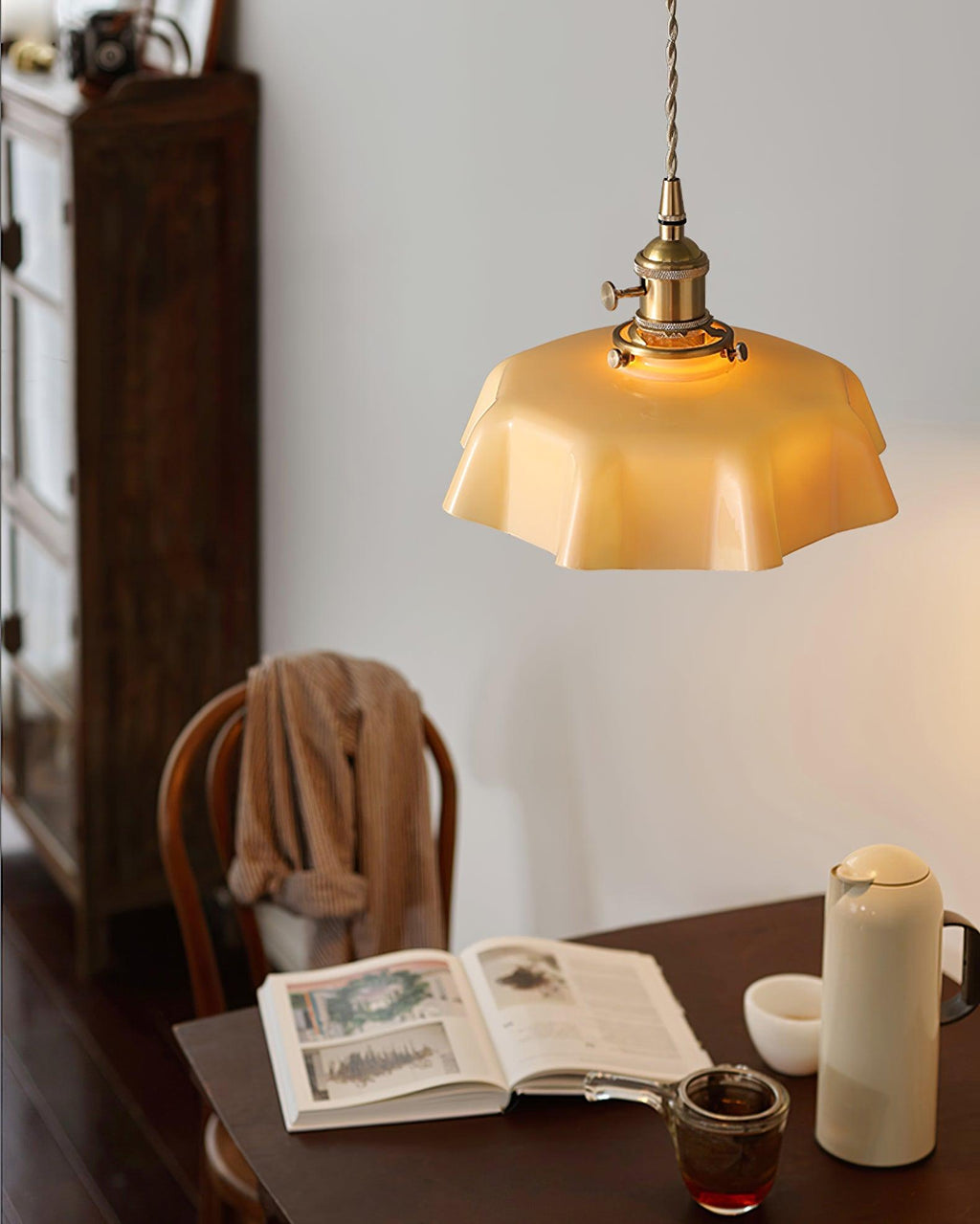 Lustra Lampe Pendante Fleur Française pour Salle à Manger - Neutralighting