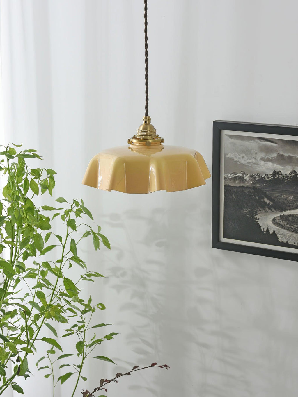 Lustra Lampe Pendante Fleur Française pour Salle à Manger - Neutralighting