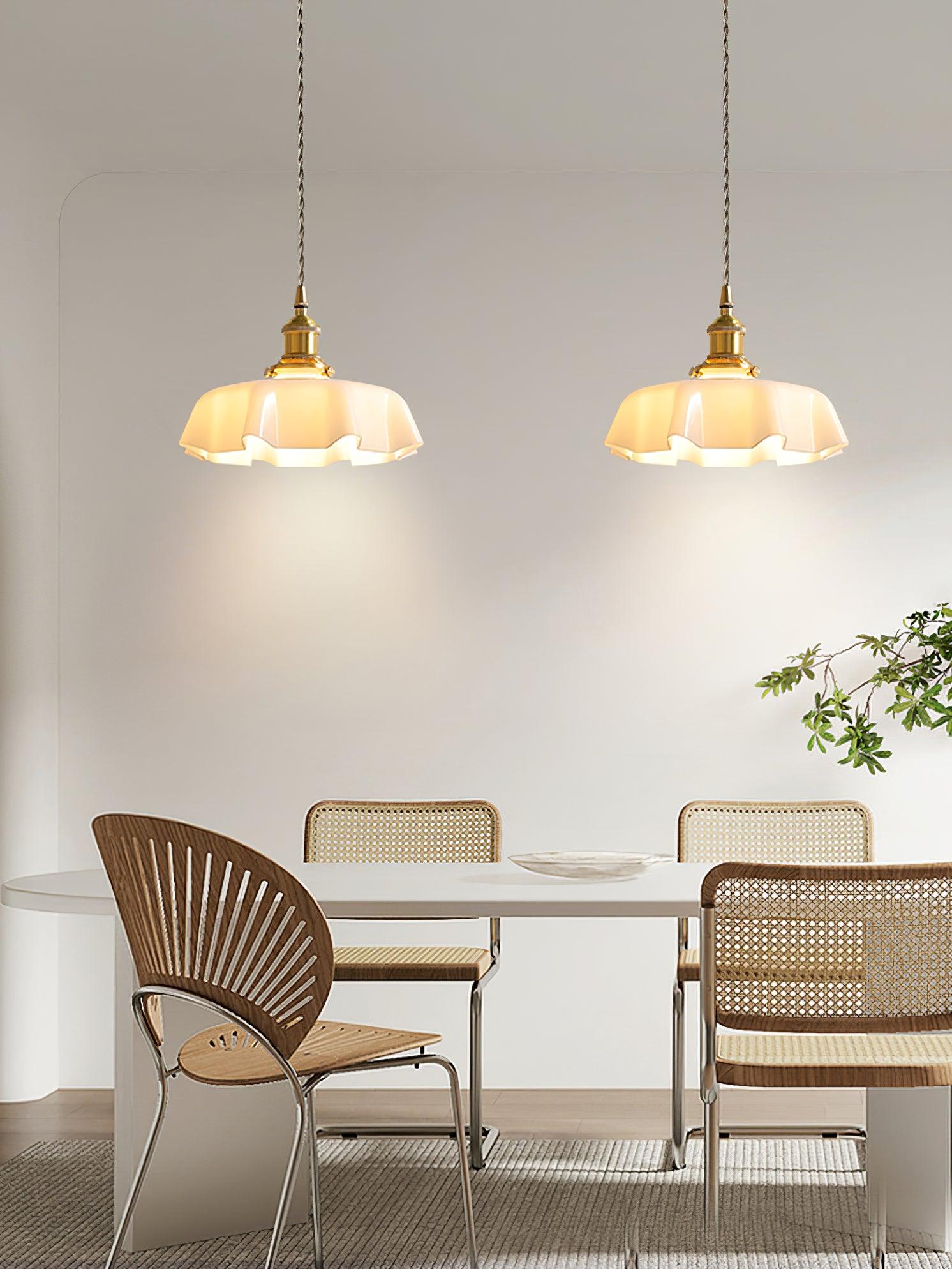Lustra Lampe Pendante Fleur Française pour Salle à Manger - Neutralighting