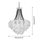 Campina Lustre Cristal Fleur Superposé - Neutralighting
