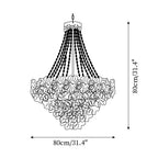 Campina Lustre Cristal Fleur Superposé - Neutralighting