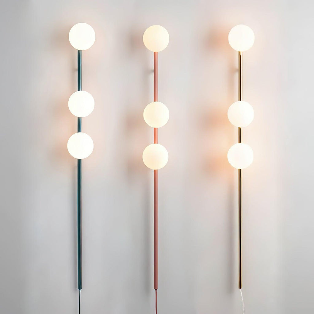 Ultheia Modern Minimalist Candied Balls Glass Wall Light - Neutralighting
