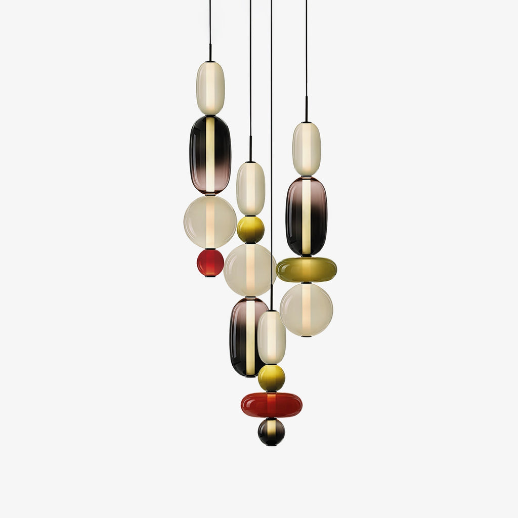 Noxic Suspension Artistique en Verre et Acrylique - Neutralighting