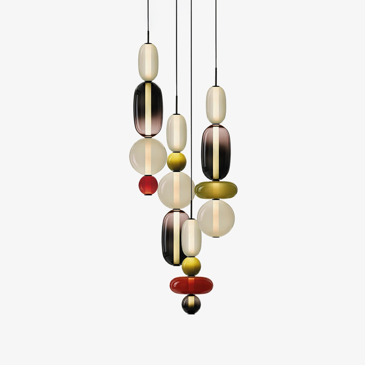 Noxic Suspension Artistique en Verre et Acrylique - Neutralighting