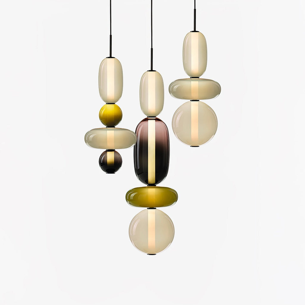 Orba Lampe Pendante en Verre Cristallisé - Neutralighting