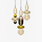 Orba Lampe Pendante en Verre Cristallisé - Neutralighting