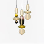 Orba Lampe Pendante en Verre Cristallisé - Neutralighting