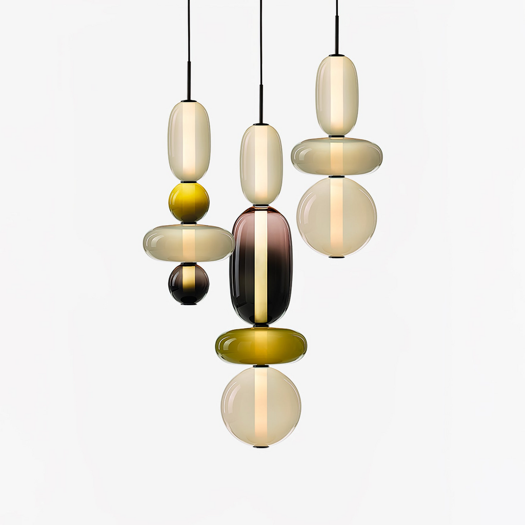 Noxic Suspension Artistique en Verre et Acrylique - Neutralighting